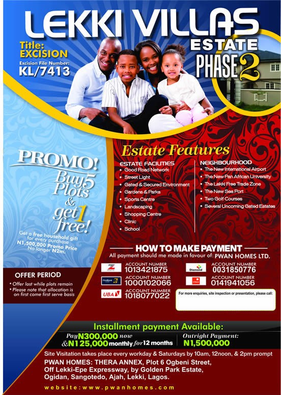 land lekki villas estate phase 1 spread payment www mercyhomes com flyer lands
